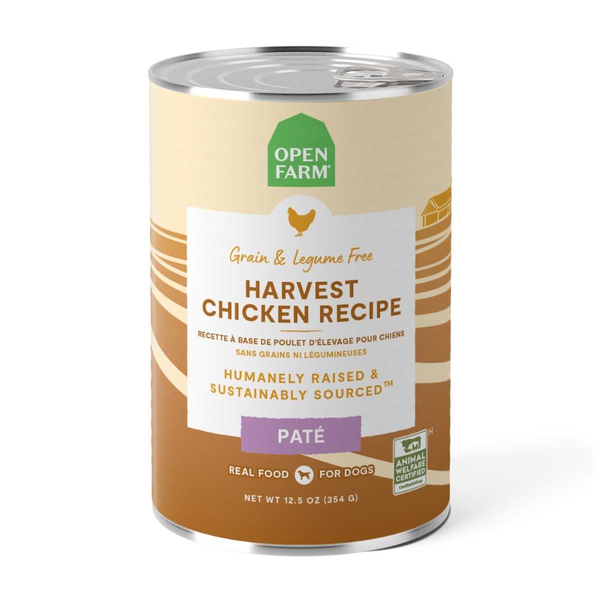 Open Farm Dog Grain Free Harvest Chicken-12/12.5 oz Cans