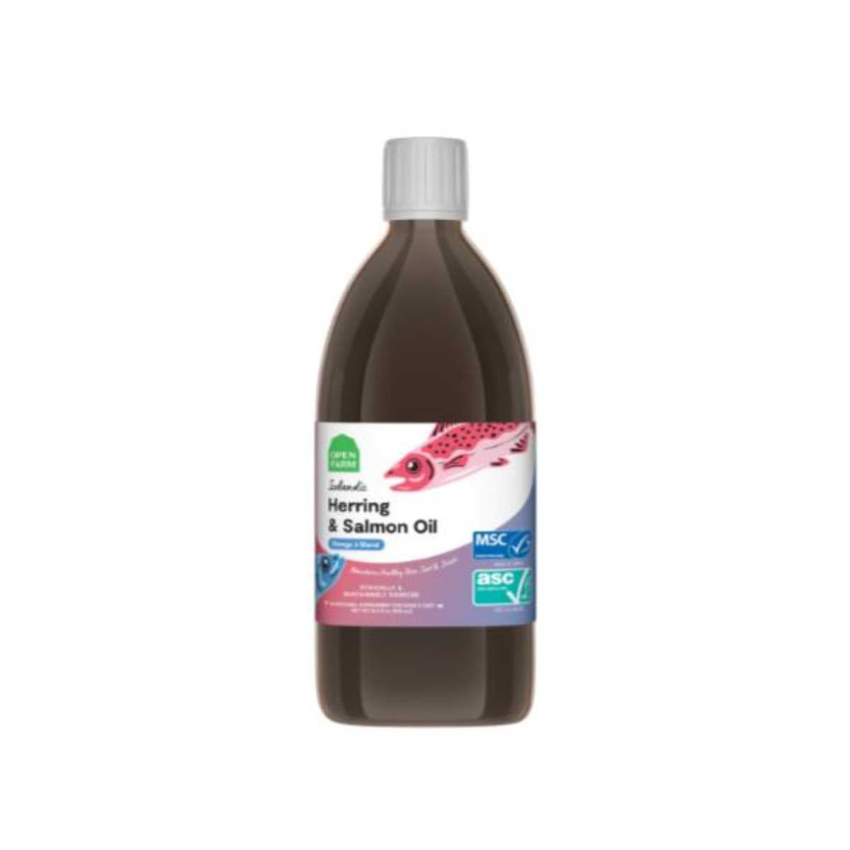 Open Farm Dog & Cat Icelandic Fish Oil - Salmon & Herring - 6/16.9oz