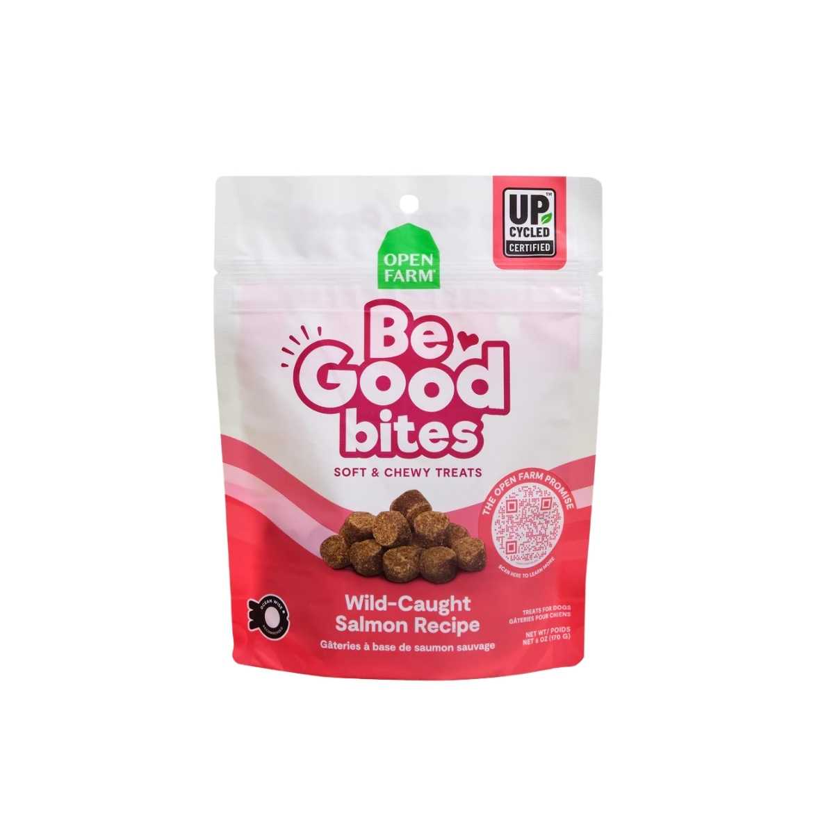 Open Farm Dog Be Good Bites Wild Caught Salmon-6 oz Bag
