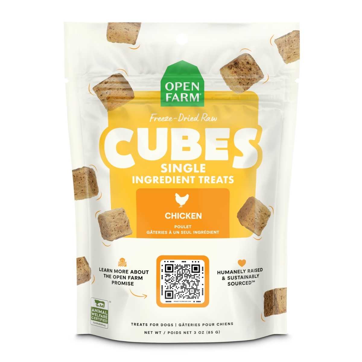 Open Farm Dog Freeze Dried Single Treat Cubes