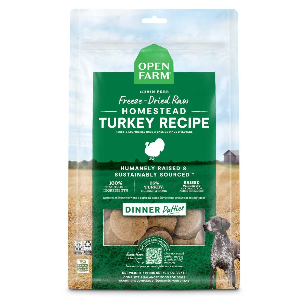Open Farm Dog Freeze Dried Raw Homestead