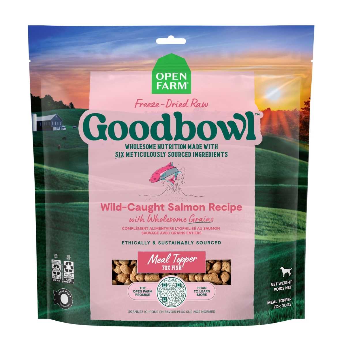 Open Farm Dog Goodbowl Freeze Dried Topper Wild Caught