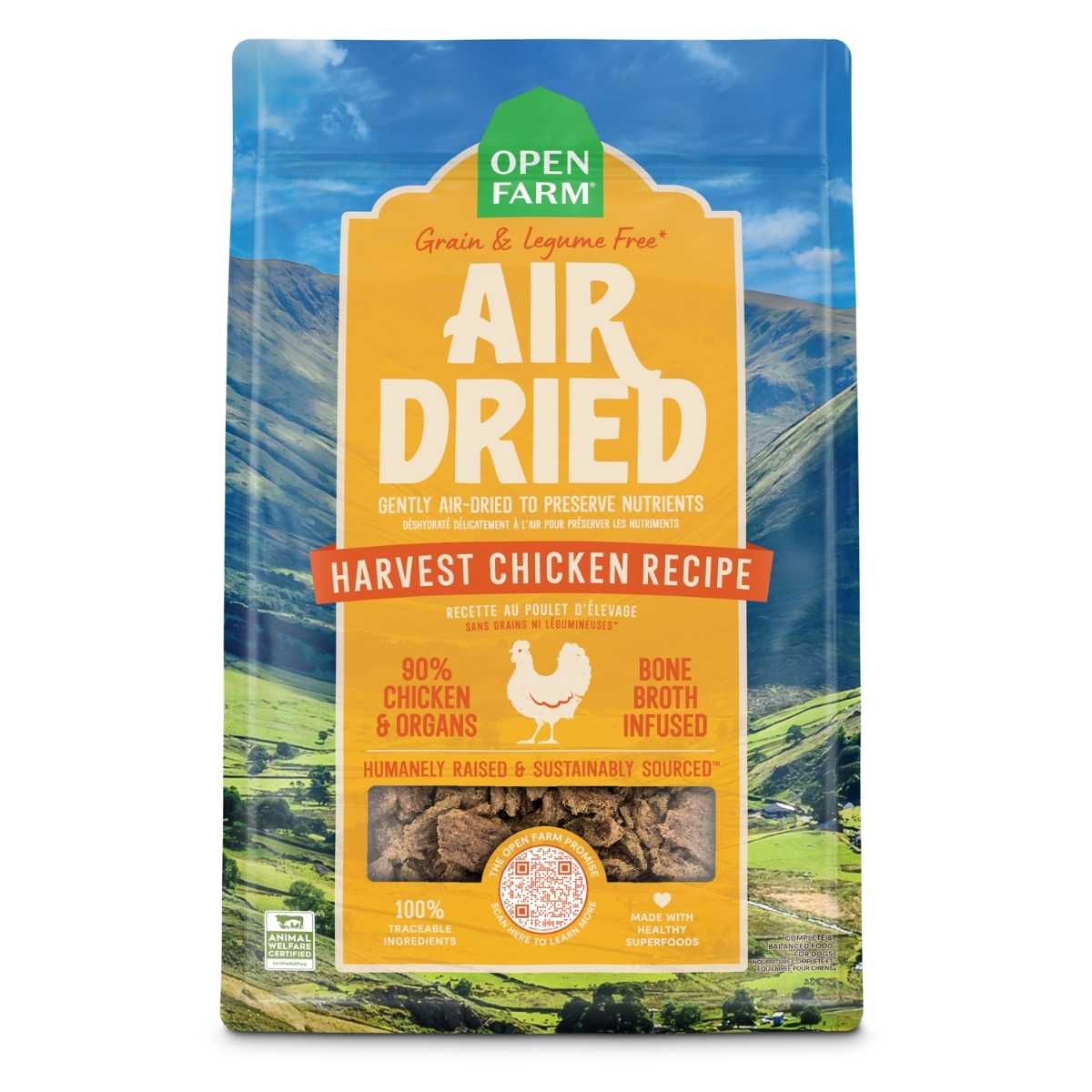 Open Farm Dog Air Dried Harvest Recipe