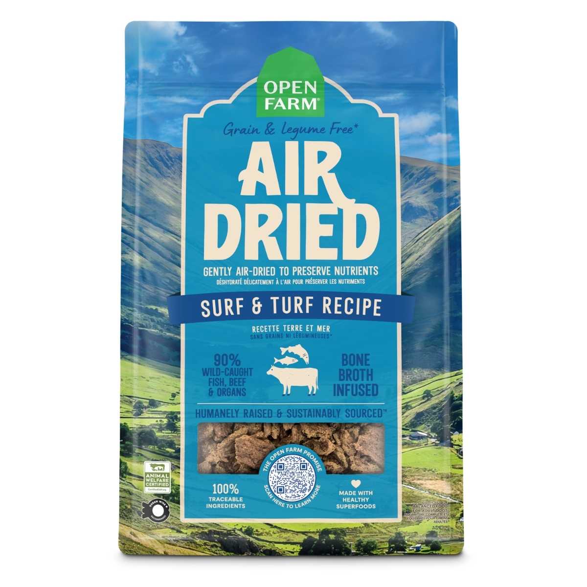 Open Farm Dog Air Dried Surf Turf Recipe