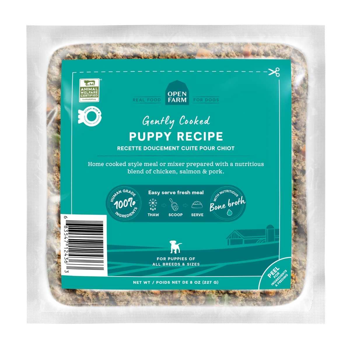 Open Farm Dog Frozen Gently Cooked Puppy