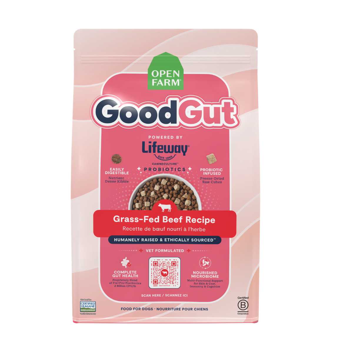 Open Farm GoodGut Grass-Fed Beef-19 lb Bag