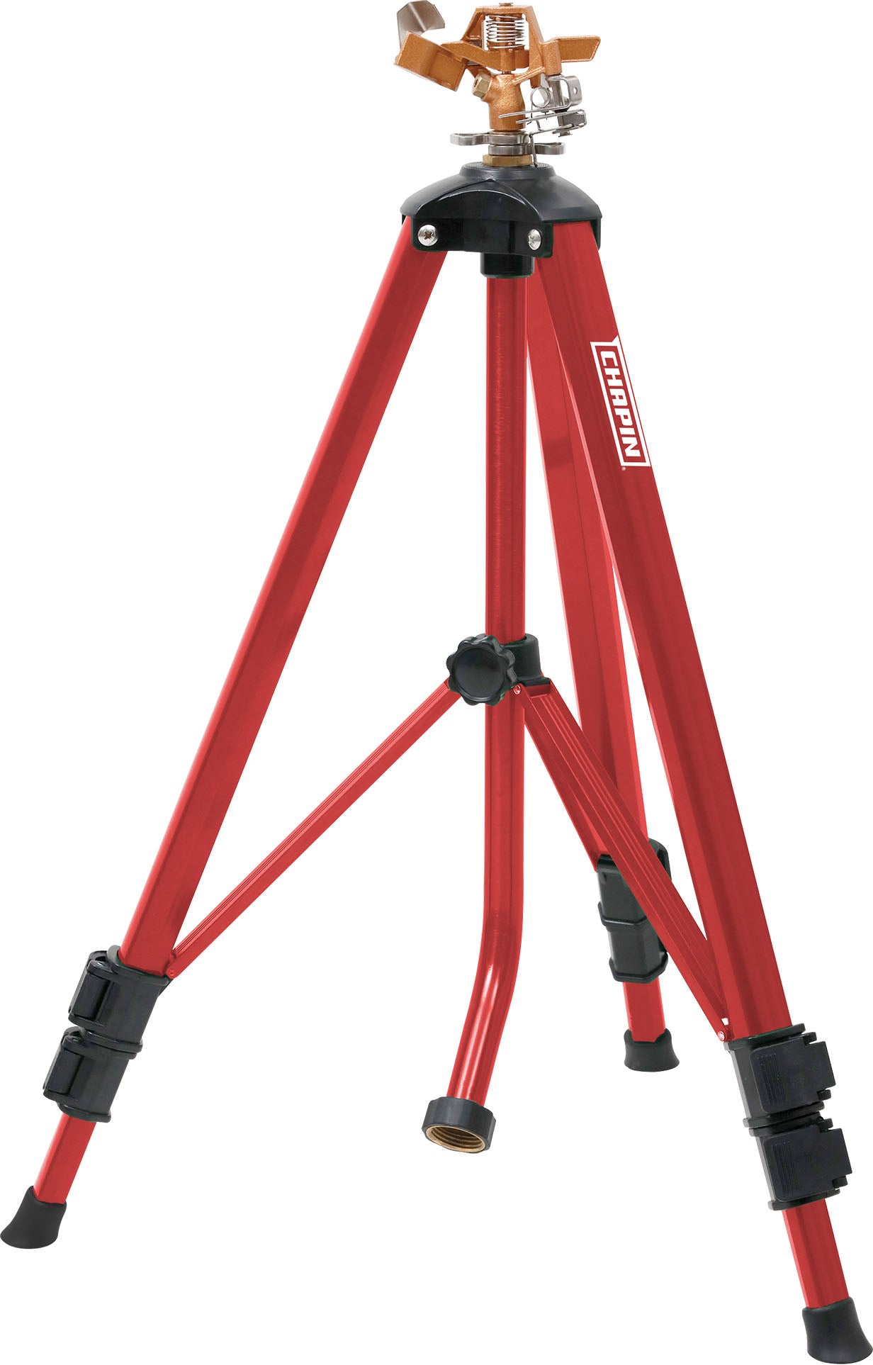 Brass Head Tripod Impact Sprinkler
