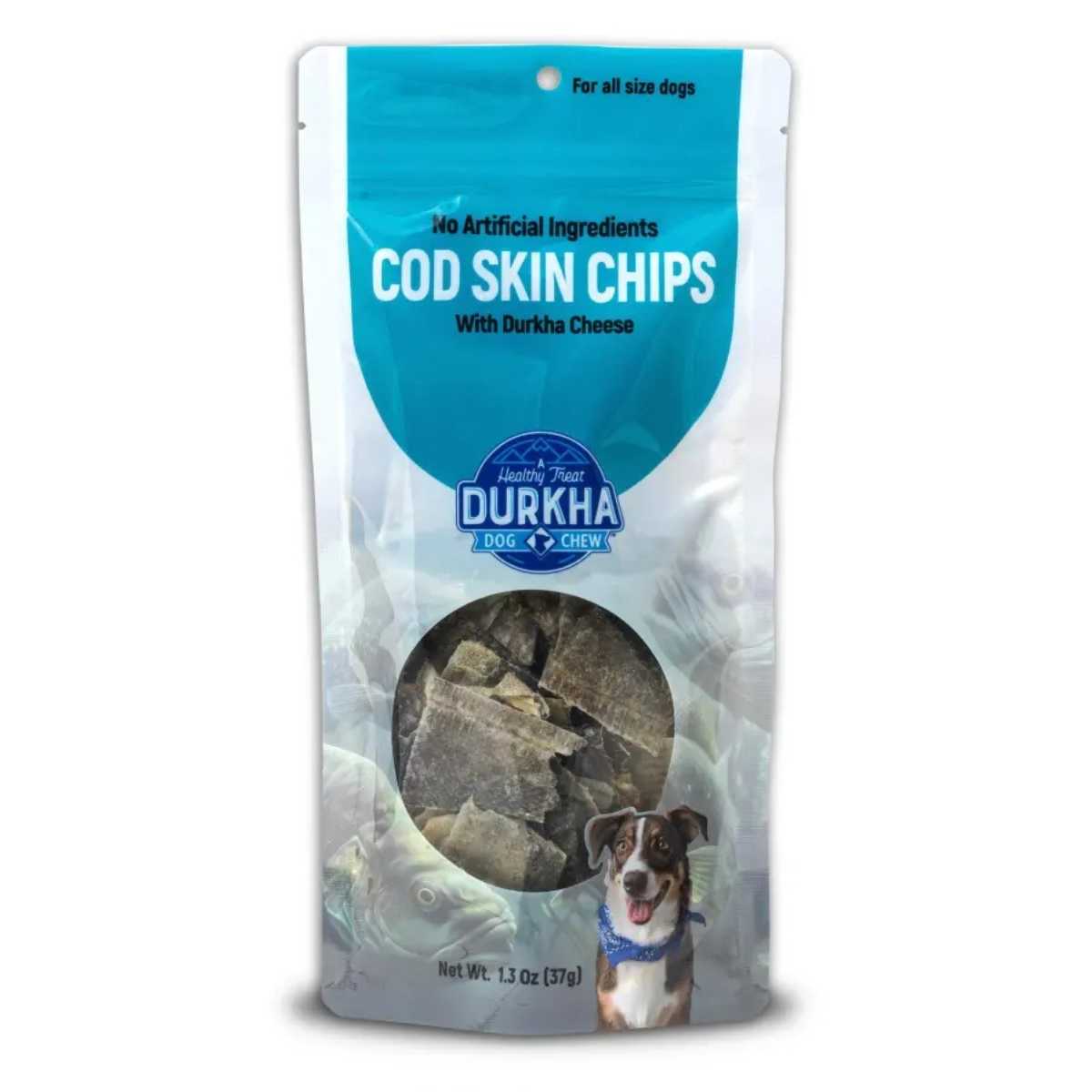Durkha Cod Skin Chips-1.3 oz Bag