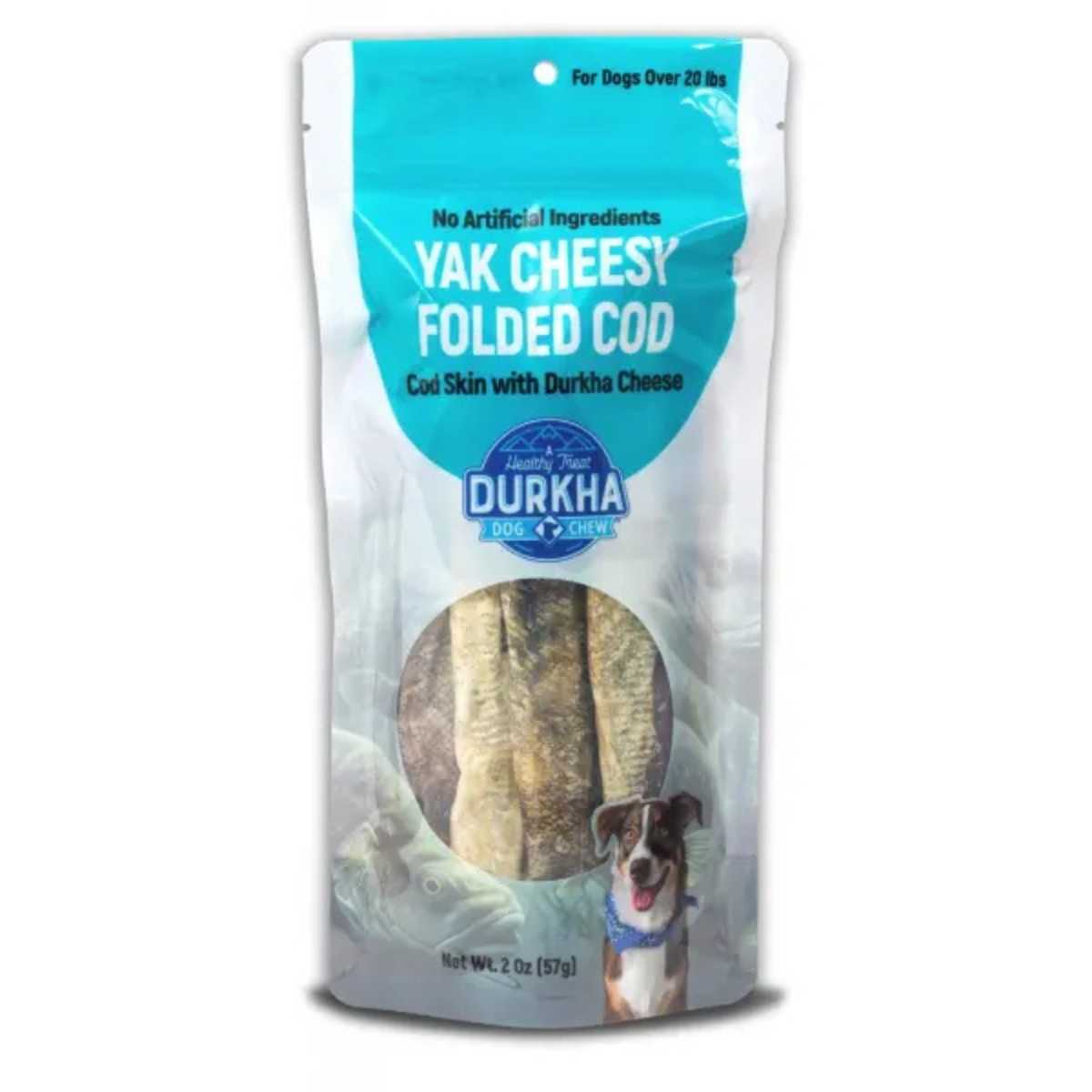 Durkha Yak Cheesy Folded Cod-3 oz Bag