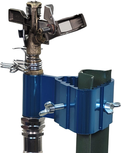 Dramm Post Mount Sprinkler With Brass Impulse Head