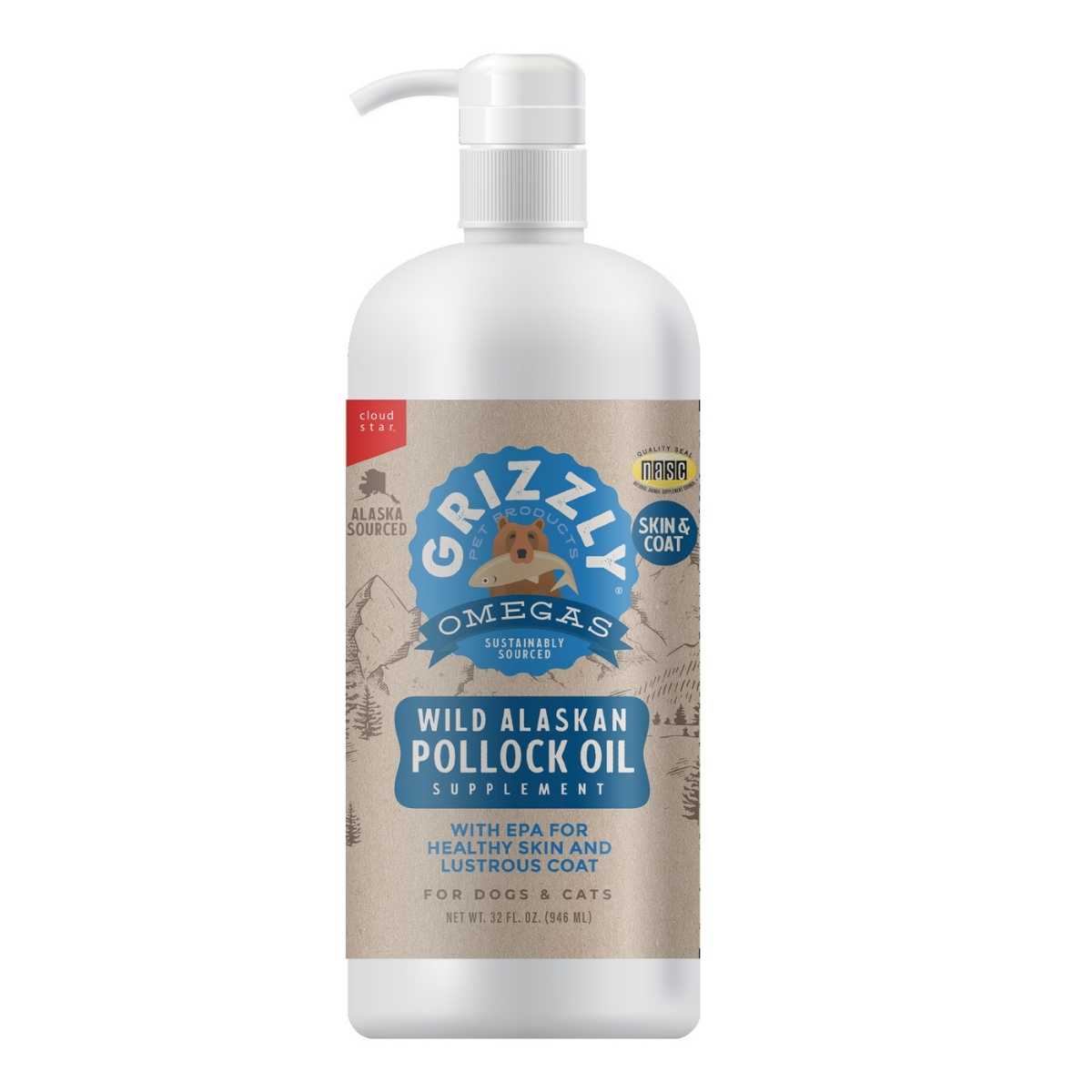 Grizzly Pollock Oil For Dogs
