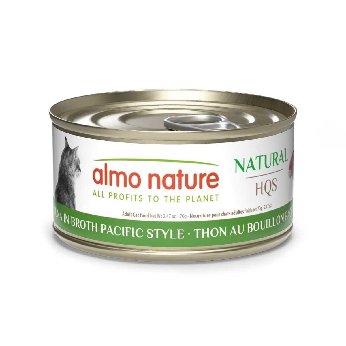 Almo Nature Cat HQS Natural Pacific Tuna-24/2.47 oz Cans