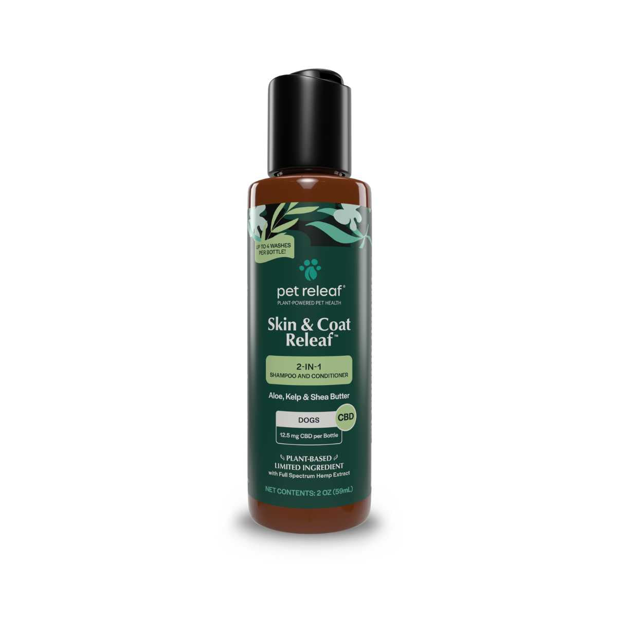 Pet Releaf Skin And Coat Releaf 2 In 1 Shampoo And Conditioner