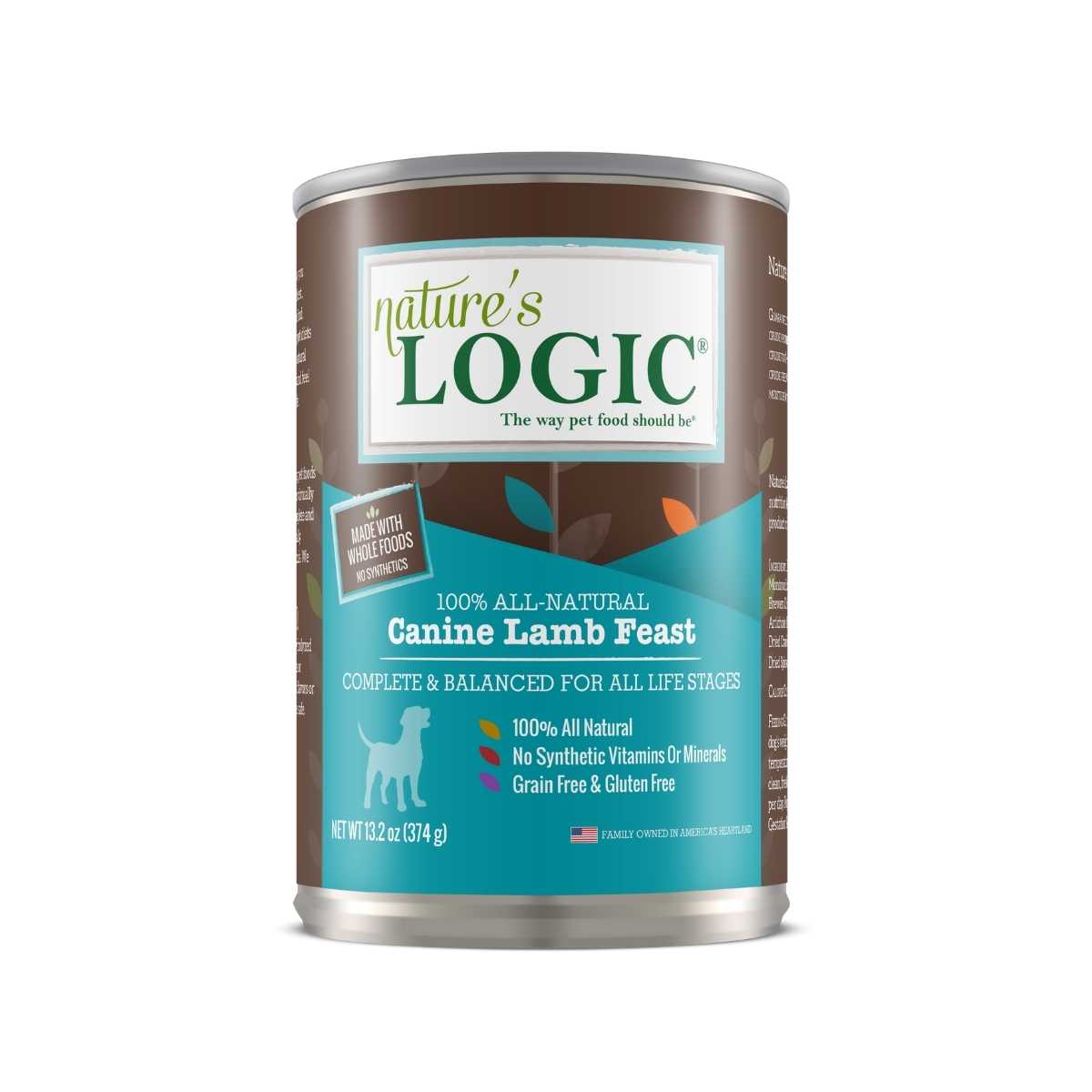Nature's Logic Canine Lamb-12/13.2 oz Cans