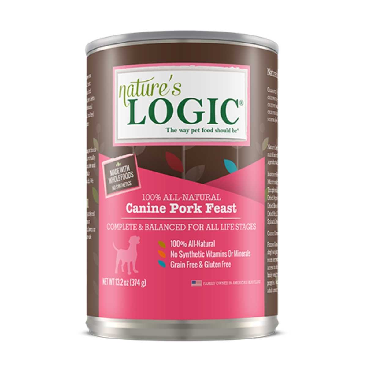 Nature's Logic Canine Pork-12/13.2 oz Cans