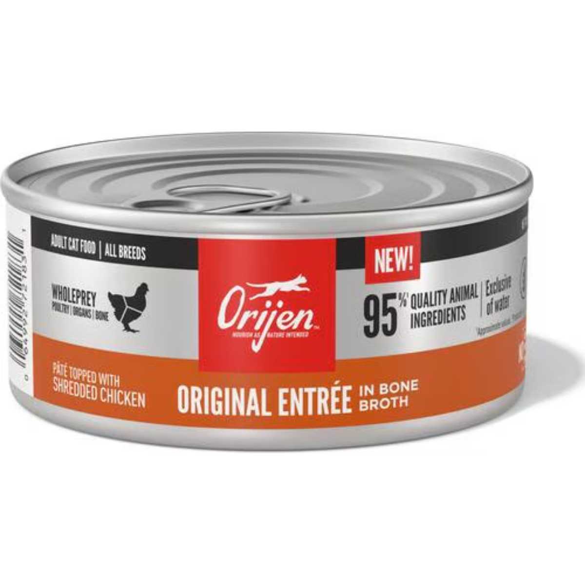 Orijen Cat Wet Grain Free Original Entree in Bone Broth-12/5.5 oz Cans