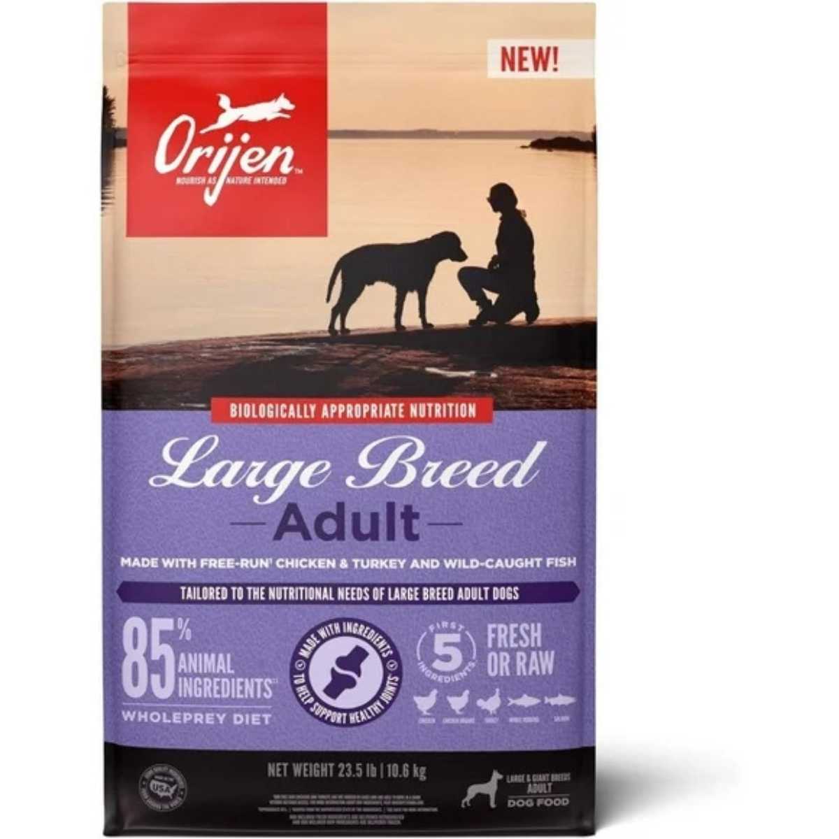 Orijen Dog Large Breed Adult-23.5 lb Bag