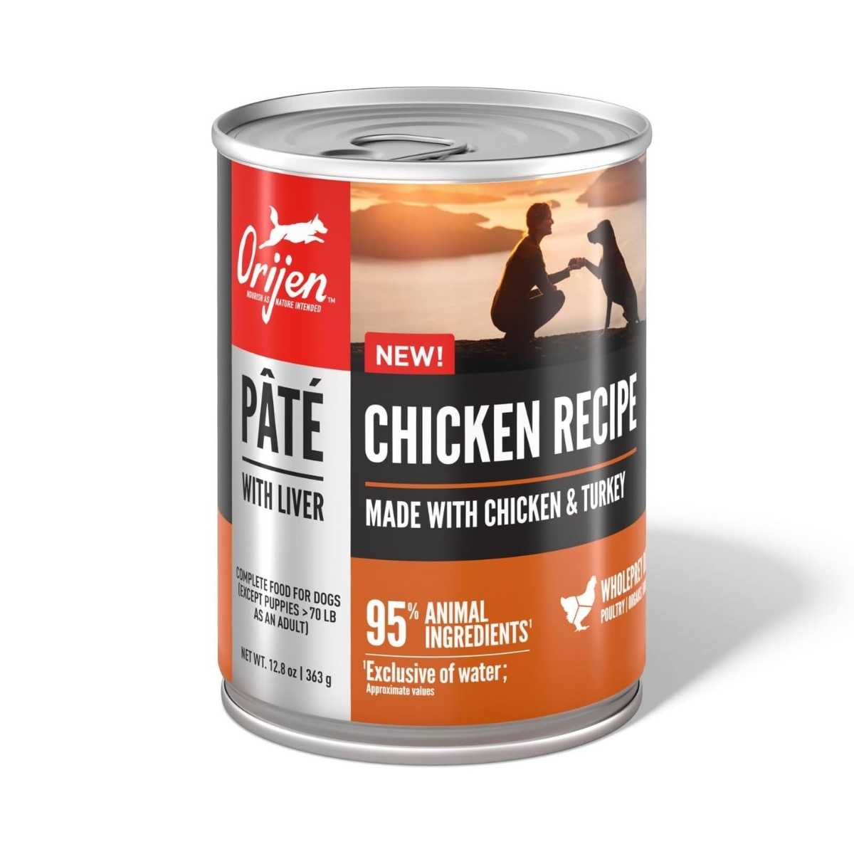 Orijen Dog Wet Grain Free Pate Poultry-12/12.8 oz Cans