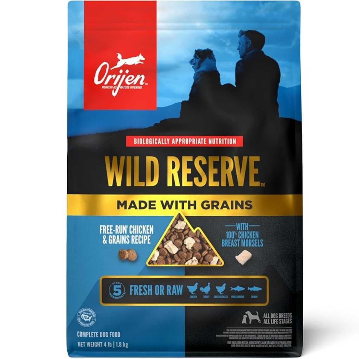Orijen Dog Wild Reserve Free Run Grains