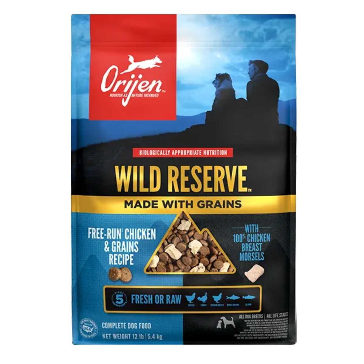 Orijen Dog Wild Reserve Free Run Grains