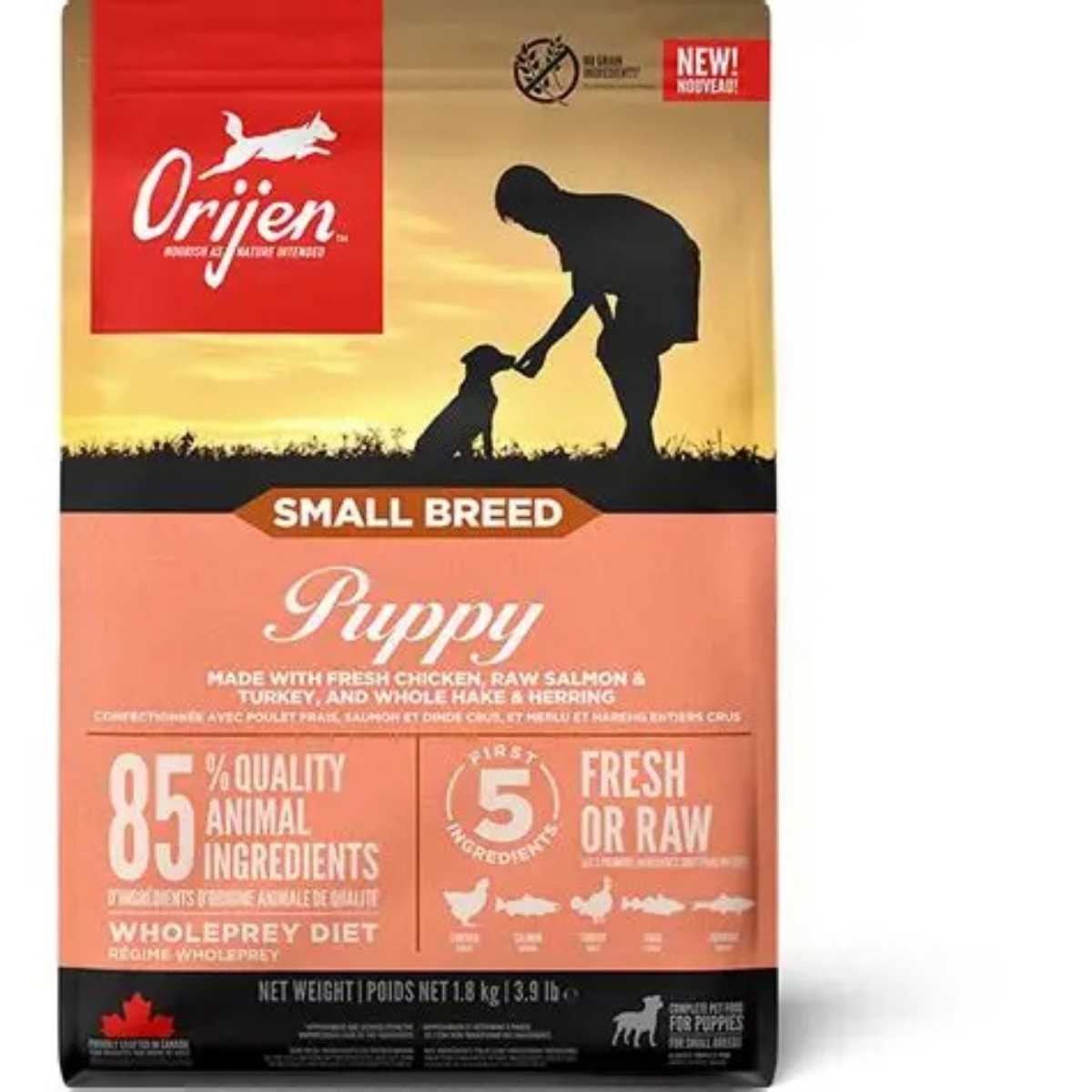 Orijen Dog Small Breed Puppy-4 lb Bag
