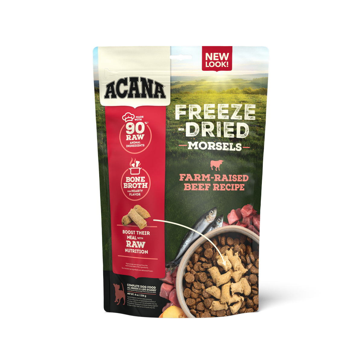 Acana Dog Grain Free Freeze Dried Beef