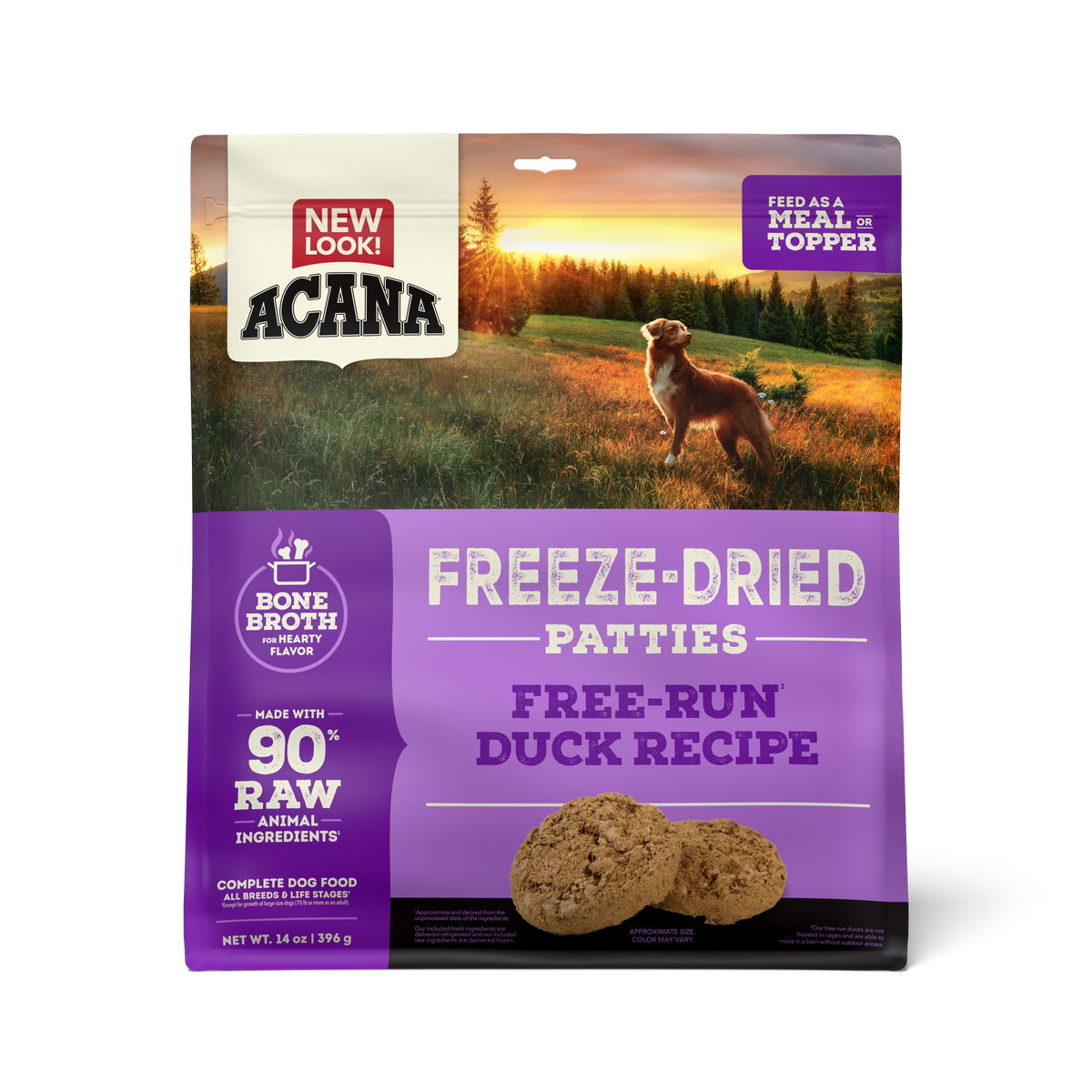 Acana Dog Grain Free Freeze Dried Duck