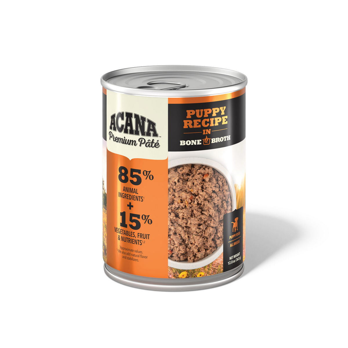 Acana Dog Wet Grain Free Pate Puppy-12/12.8 oz Cans