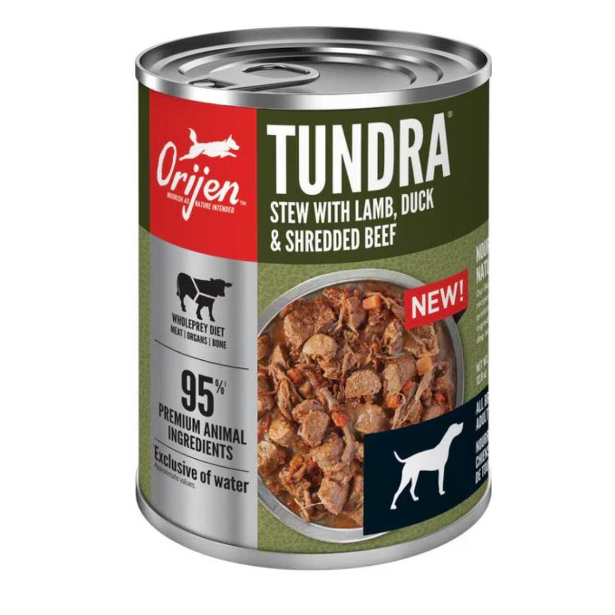 Orijen Dog Grain Free Stew Tundra-12/12.8 oz Cans