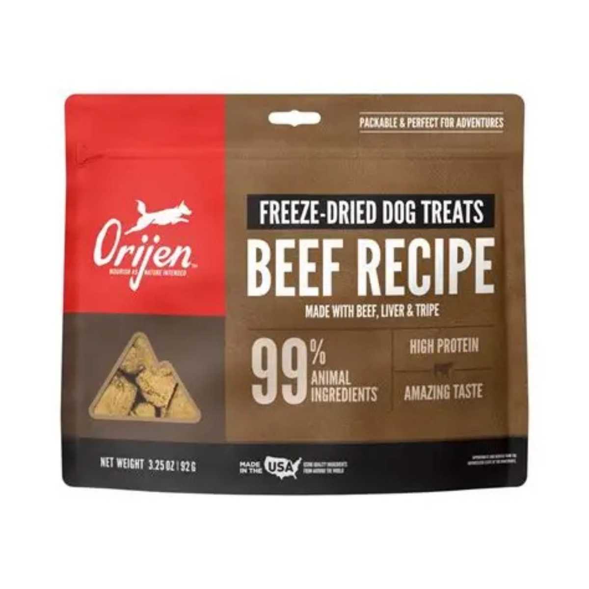 Orijen Dog Freeze-Dried Treat Angus Beef-3.25 oz Bag