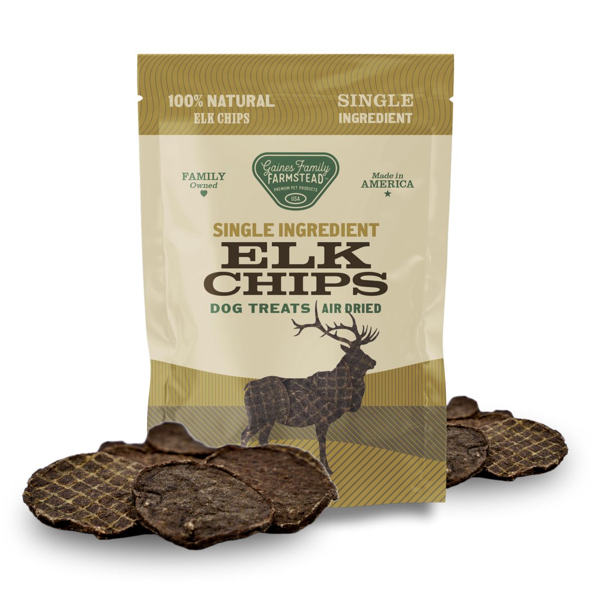 Gaines Elk Chips-4 oz Bag