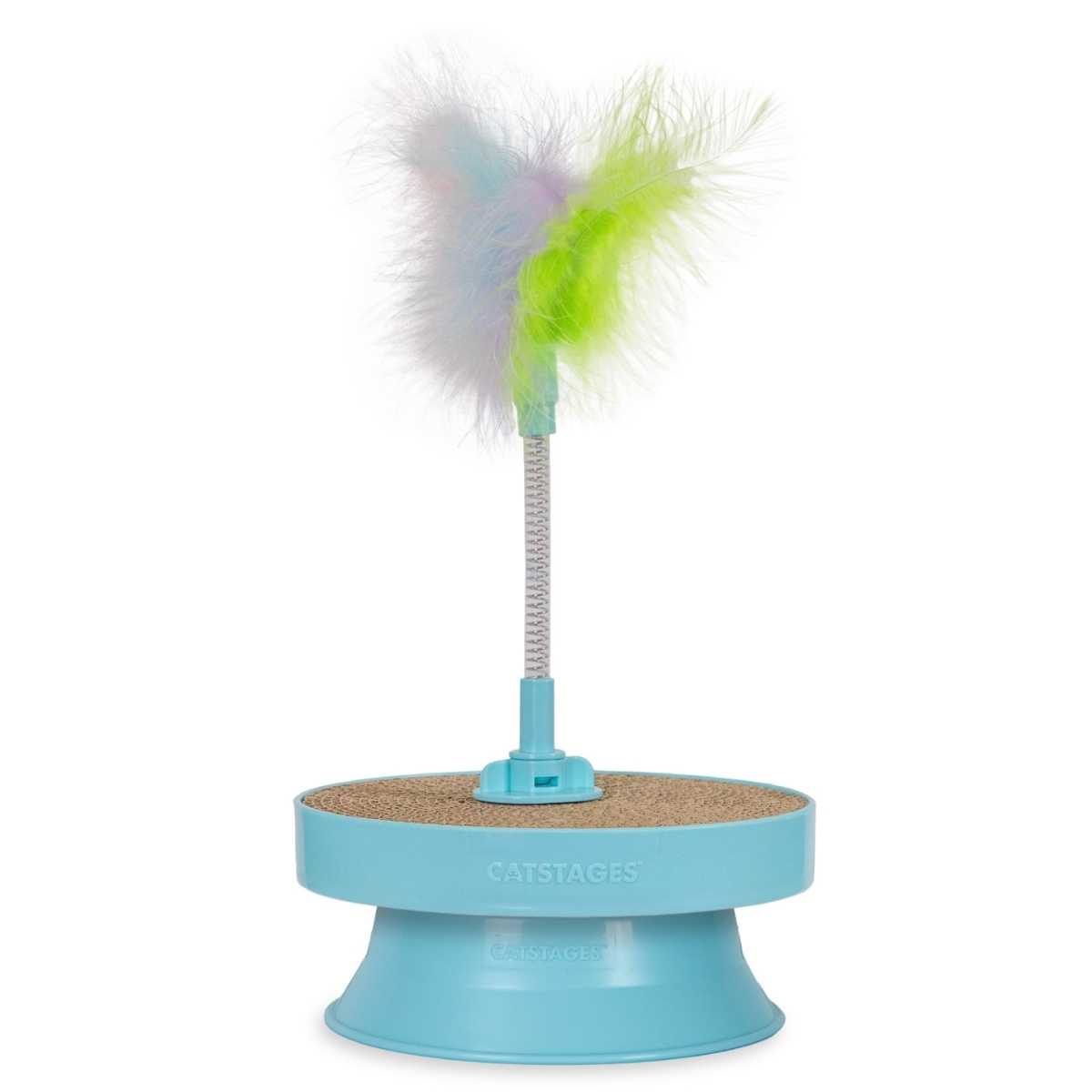 Charming Pet CatStages 2in1 Topper Scratch Bat Brown