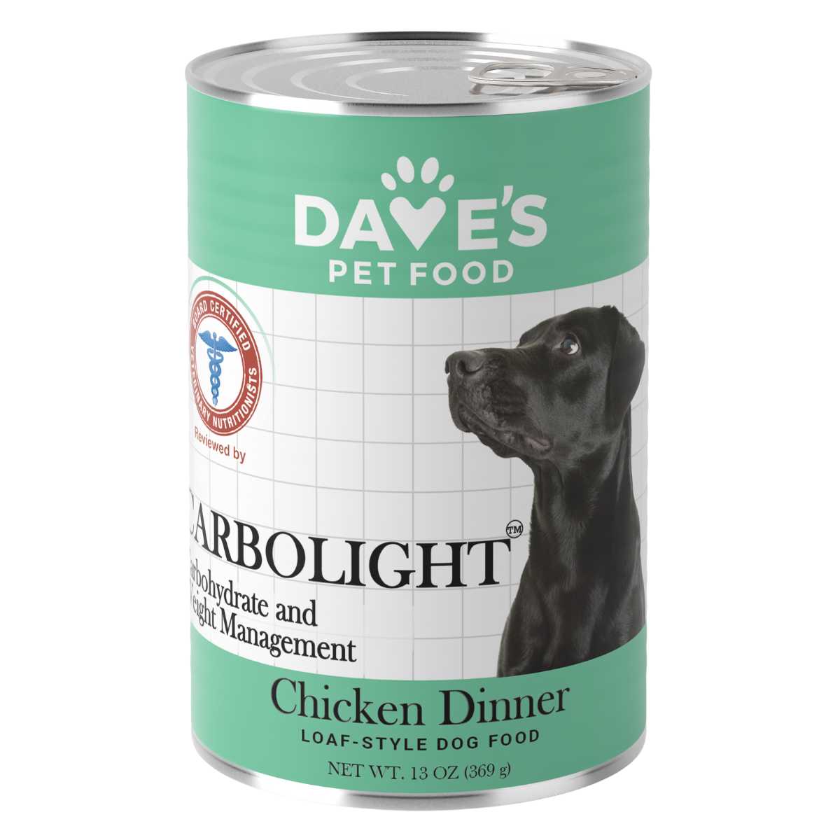 Dave's Dog Carbolight - Carbohydrate and Weight Management 12/13oz
