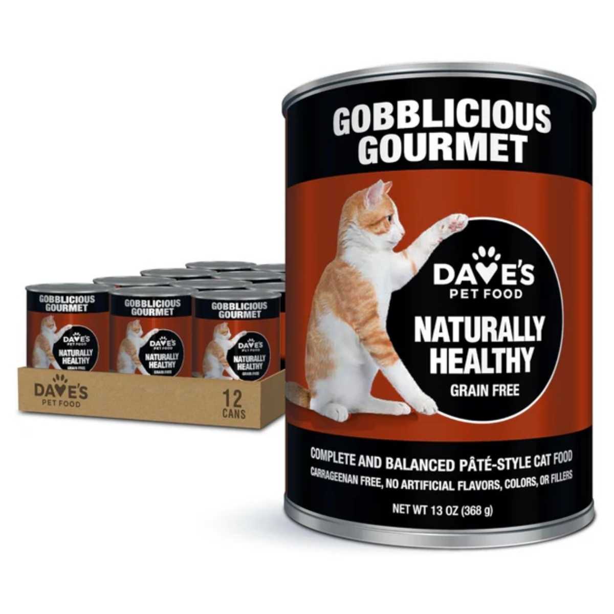 Dave's Pet Food Cat Naturally Healthy Gobblicious Gourmet Dinner