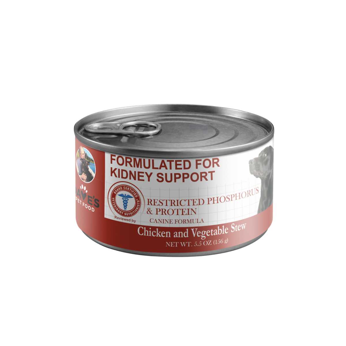 Dave's Dog Restricted Phosphorus Chicken & Veggies 12/5.5oz