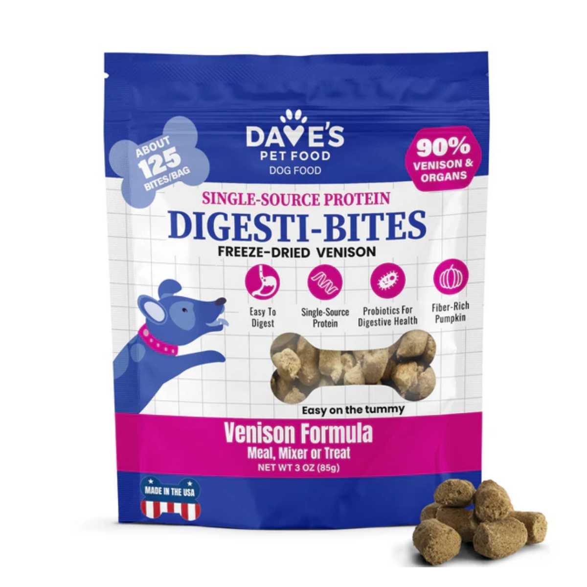 Dave's Pet Food Dog Digesti Hypo Bites