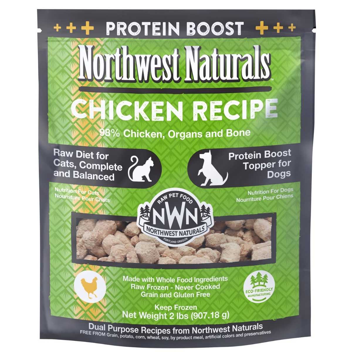 Northwest Naturals Frozen Raw Cat Dog Protein Boost