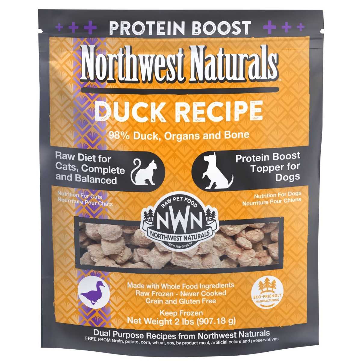 Northwest Naturals Frozen Raw Cat Dog Protein Boost