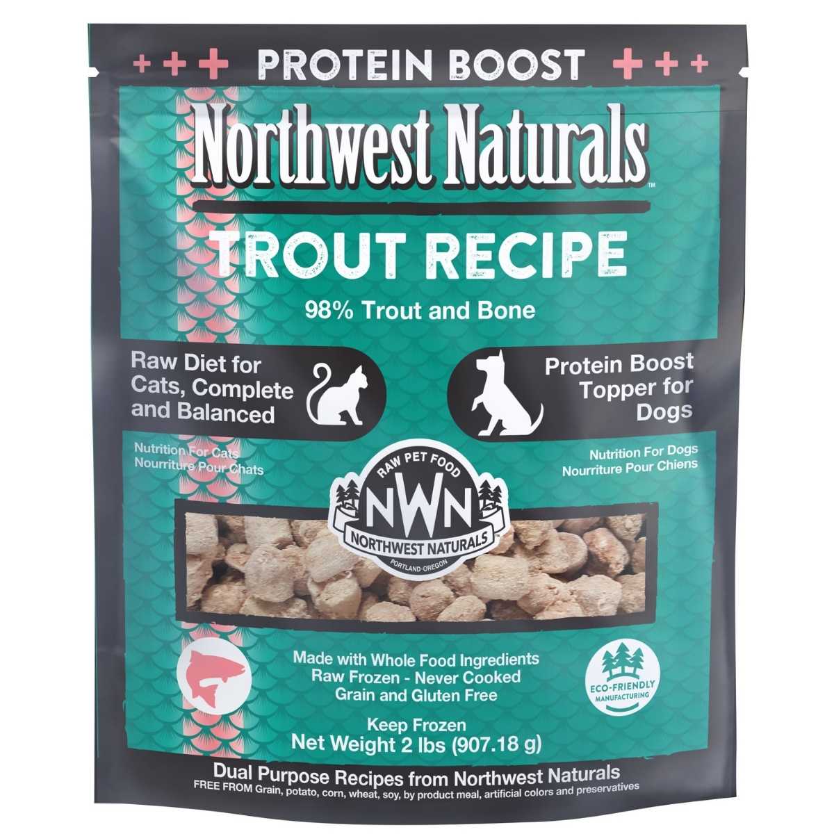 Northwest Naturals Frozen Raw Cat Dog Protein Boost
