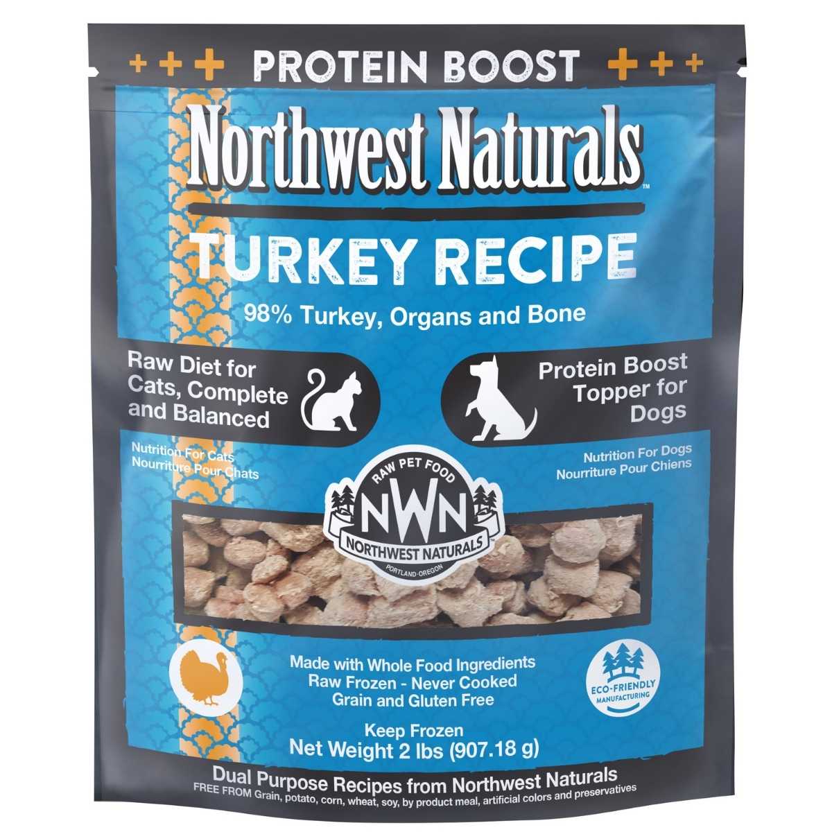 Northwest Naturals Frozen Raw Cat Dog Protein Boost