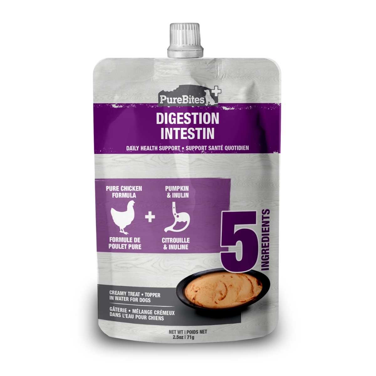 Purebites Purebites+ Canine Gut & Digestion-15/2.5 oz Pouches