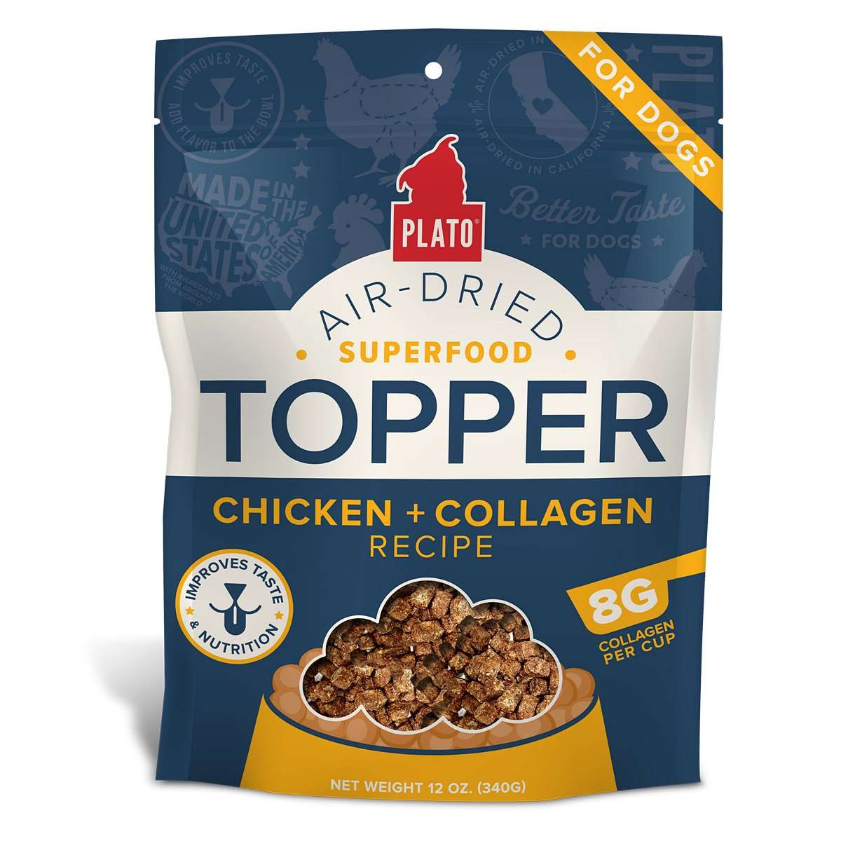 Plato Pet Treats Plato Toppers Collagen