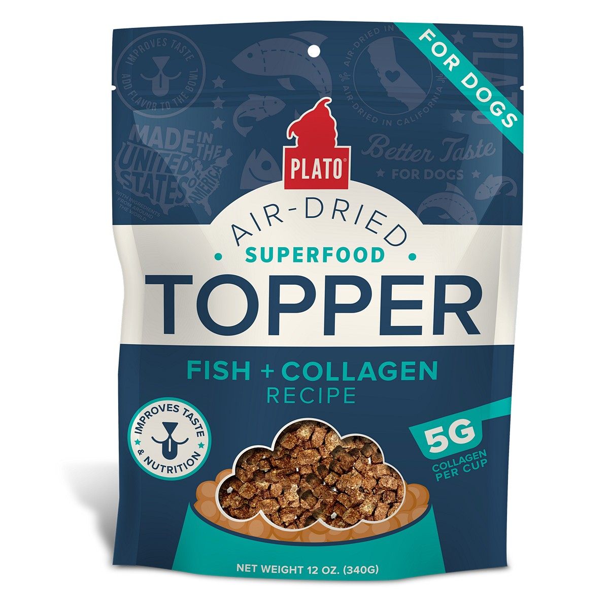 Plato Pet Treats Plato Toppers Collagen