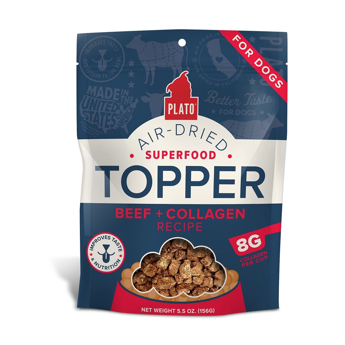 Plato Pet Treats Plato Toppers Collagen