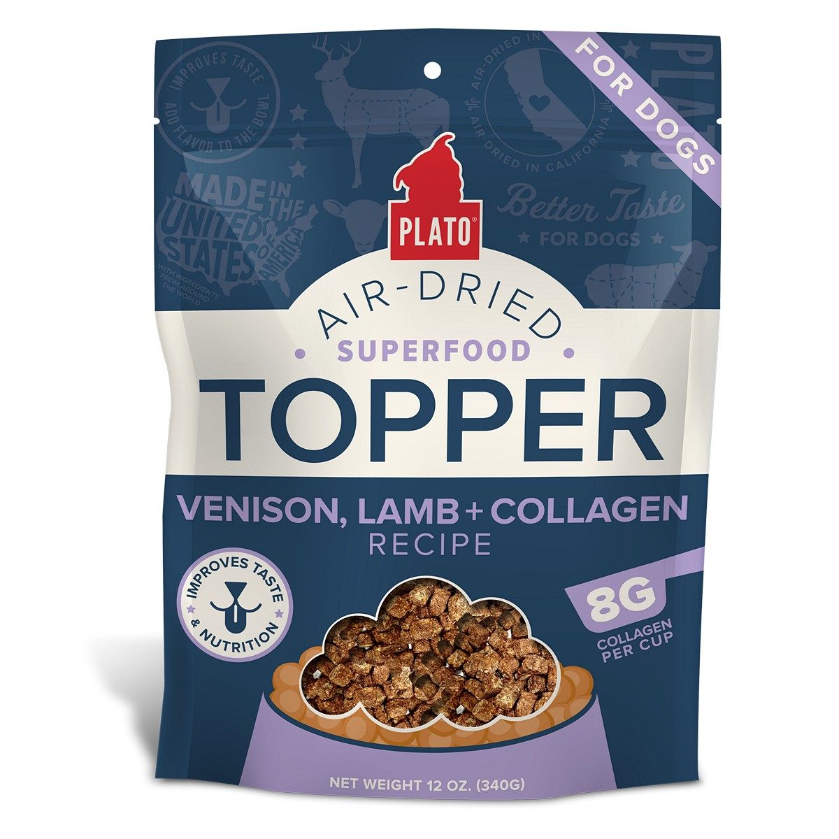 Plato Pet Treats Plato Toppers Collagen