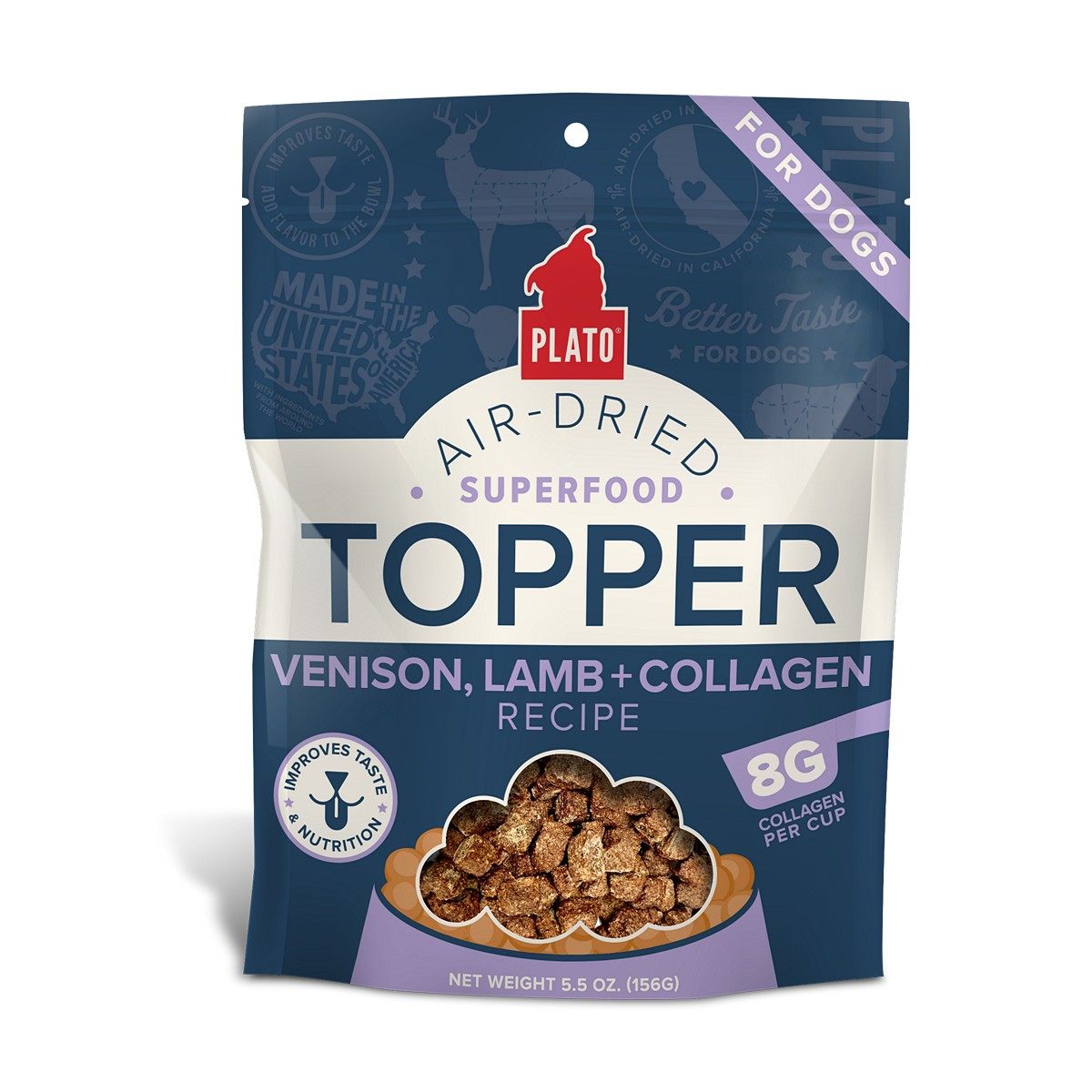 Plato Pet Treats Plato Toppers Collagen