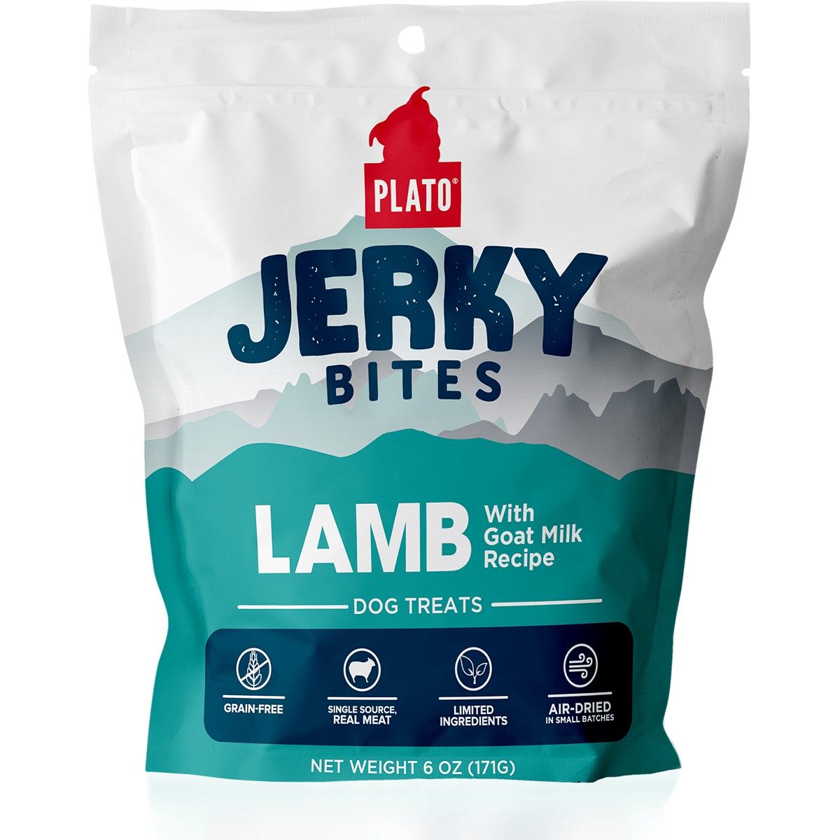 Plato Lamb with Goat Milk Jerky Bites-6 oz