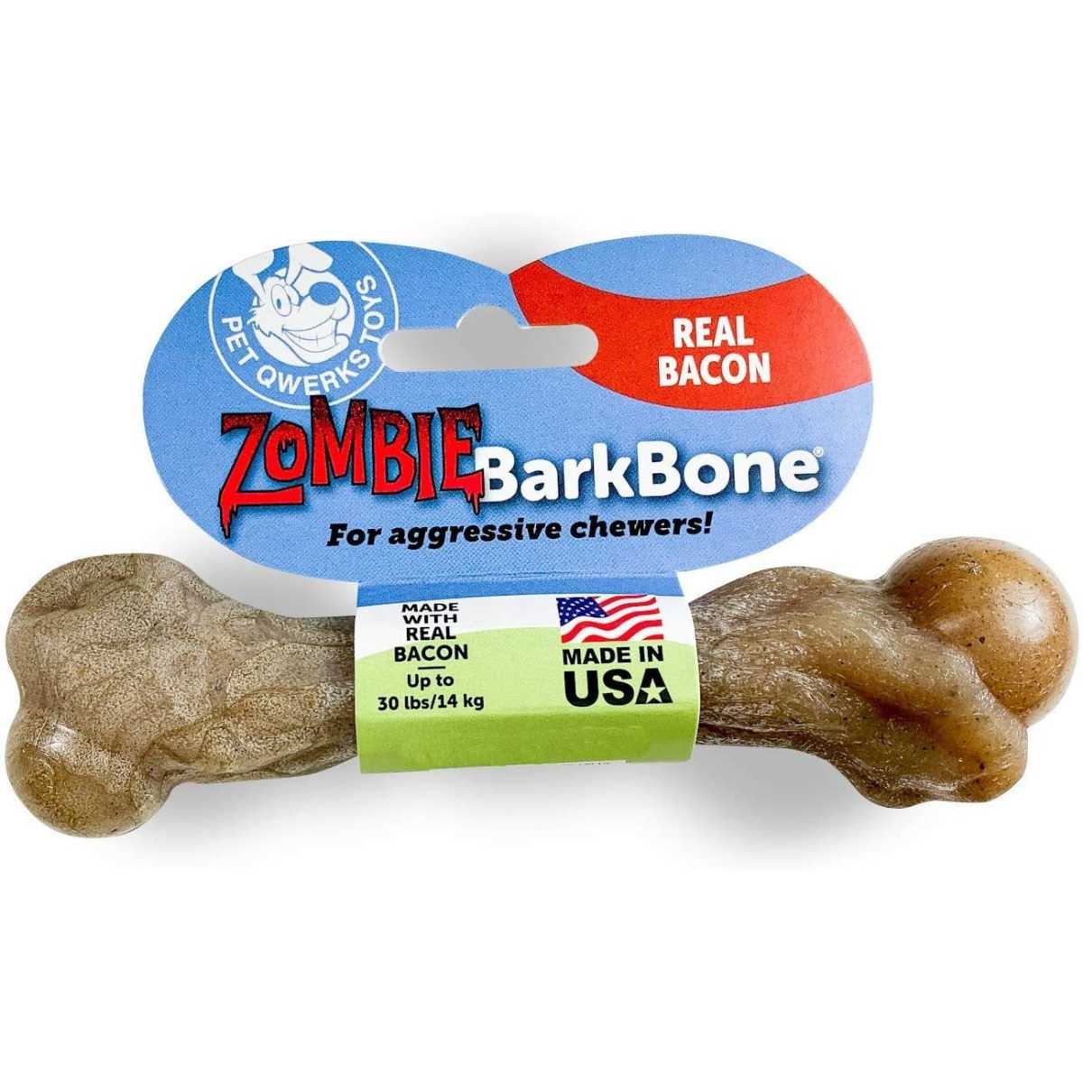 Pet Qwerks Zombie Nylon Bone Bacon