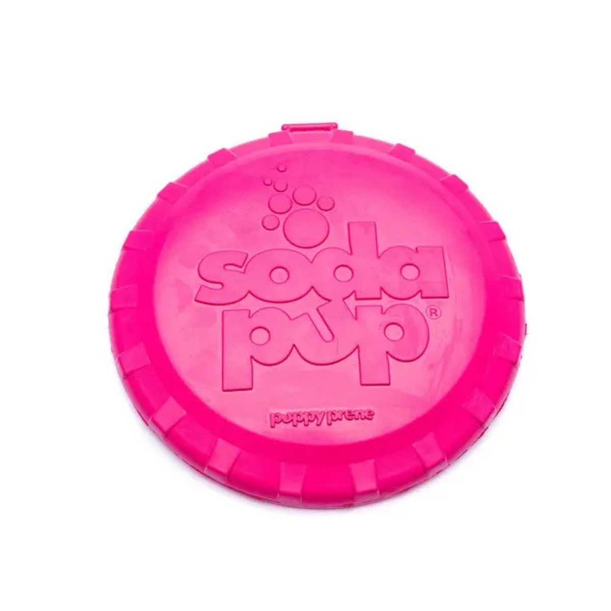 Soda Pup Nylon Bottle Toy Flyer Large Pink