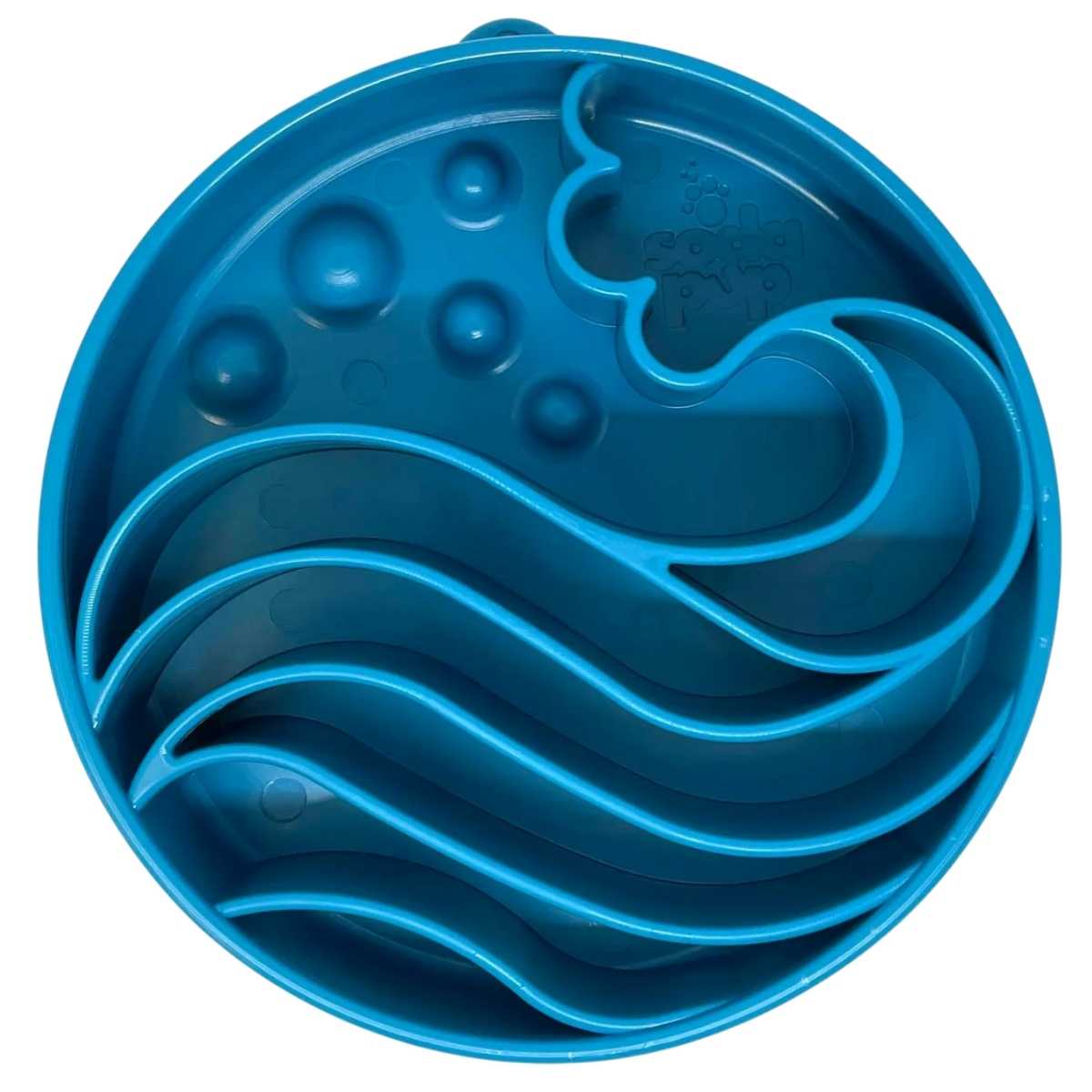 Soda Pup Nylon Enrichment SP Wave Ebowl-Blue